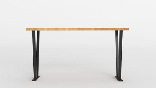 Live Edge Sheesham Wood Console Table – Solid Wood & Metal Entryway Table, Rustic Modern Hall Furniture