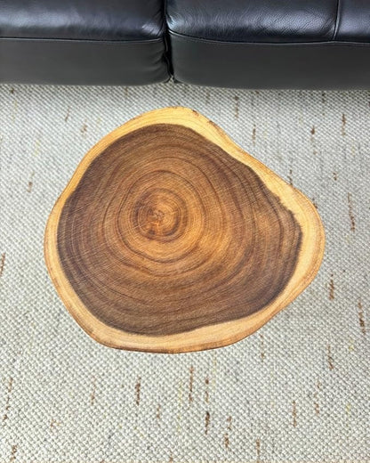 Handcrafted Live Edge Coffee and Side Tables – Rustic Sheesham Wood