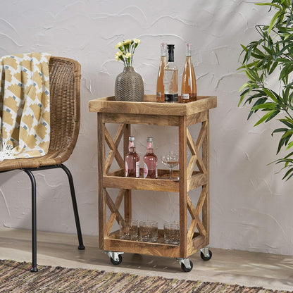 Modern Metal Serving Cart – Stylish & Durable Kitchen Trolley