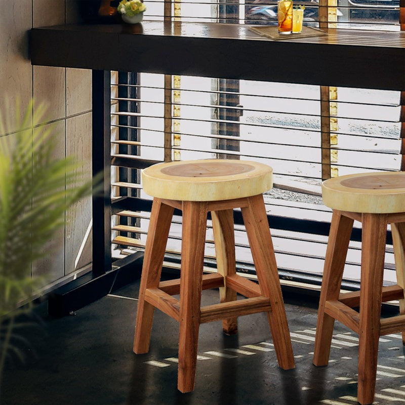 Solid Wood Counter Stool