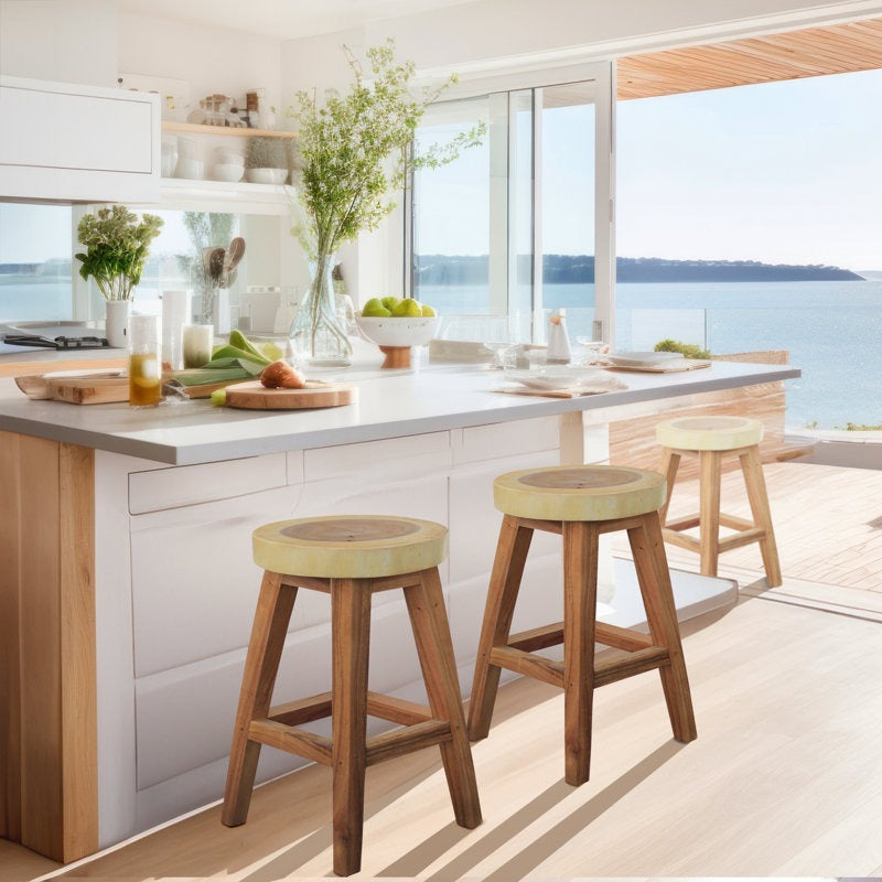 Solid Wood Counter Stool
