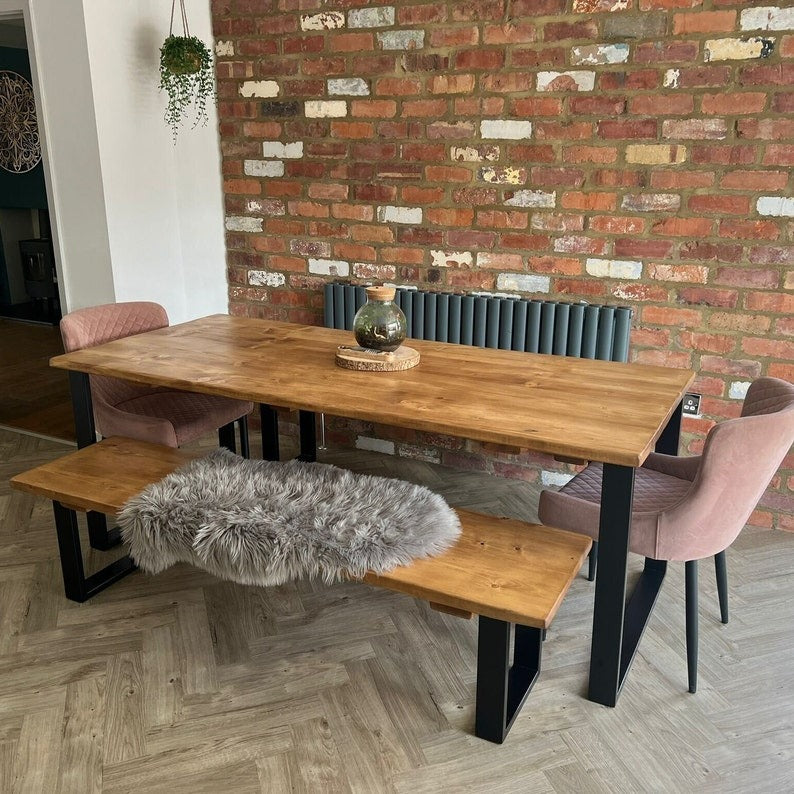Dining Table with Benches