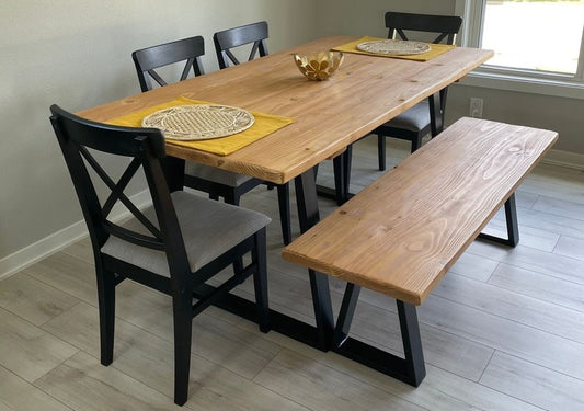 Dining Table with Benches