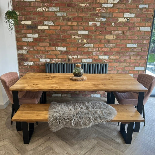 Dining Table with Benches
