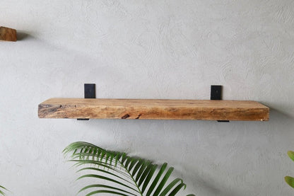 Rustic Handmade Wooden Floating Shelves