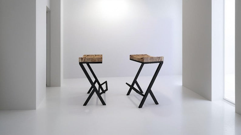 Solid Wood Bar Stool – Counter Height Seating for Kitchen & Bar