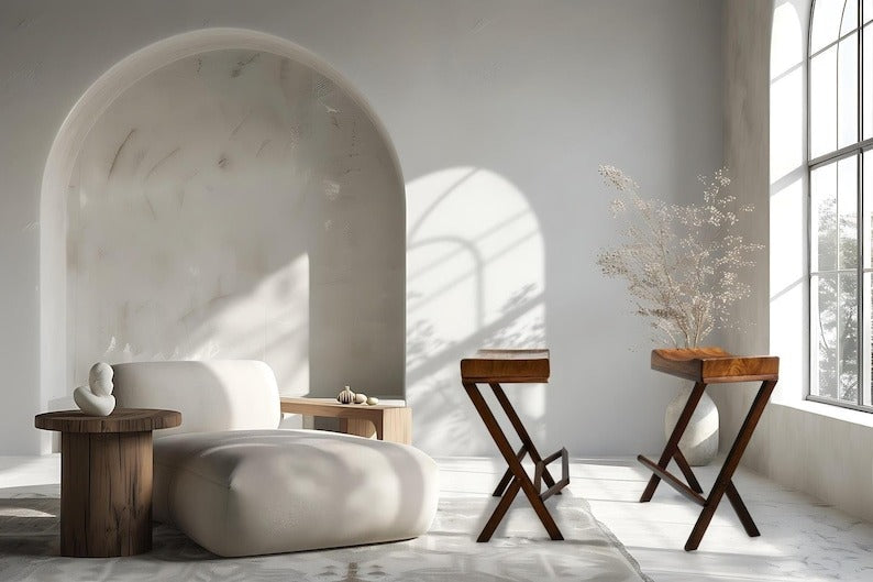 Solid Wood Bar Stool – Counter Height Seating for Kitchen & Bar