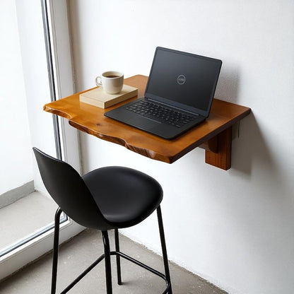 Live Edge Folding Wall Desk