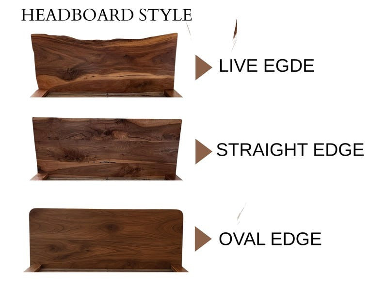 Solid Sheesham Wood Bed Frame – Custom Handmade Platform Bed, Rustic Modern Bedroom Furniture