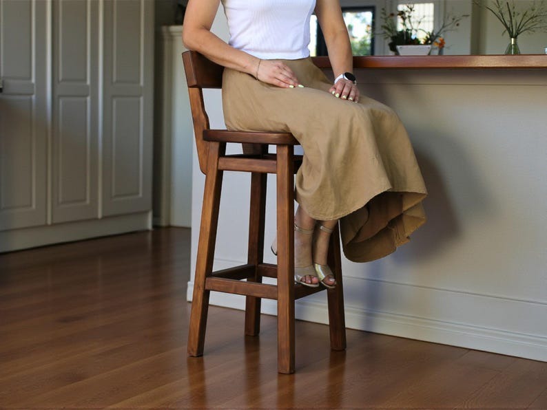Modern Bar Stool – Durable Counter Height Stool for Home & Café