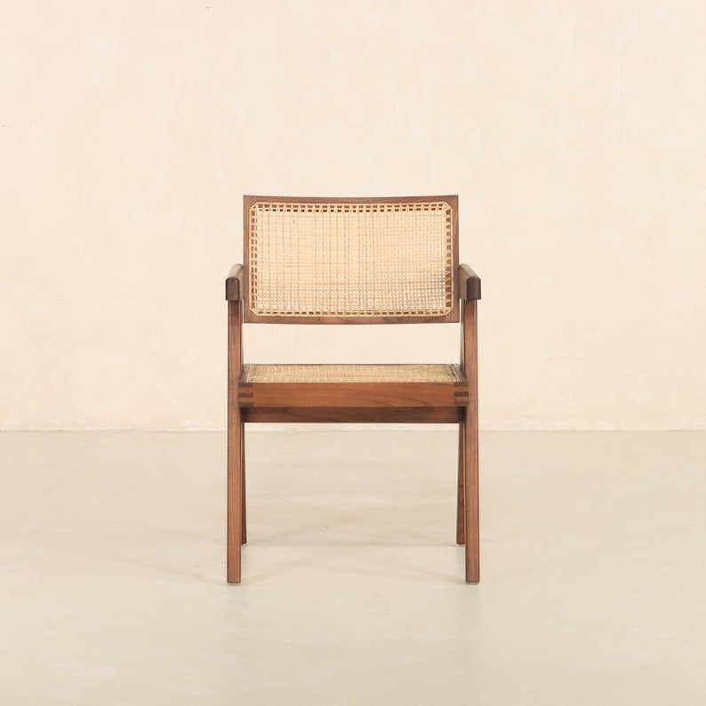 Floating Back Cane Armchair
