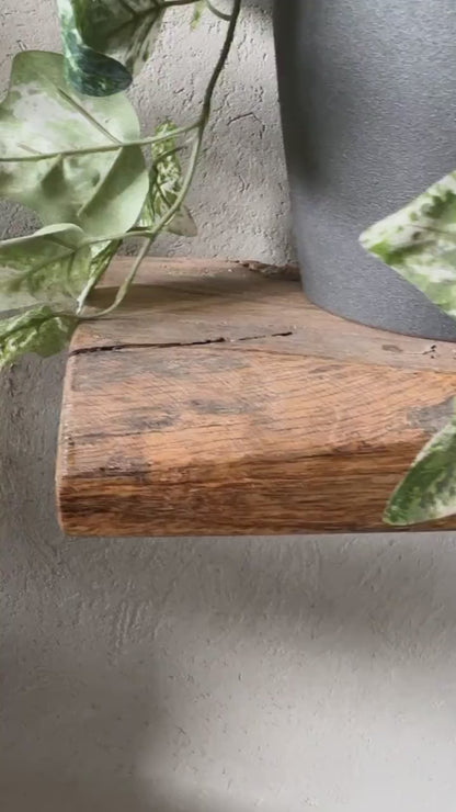 Rustic Handmade Wooden Floating Shelves